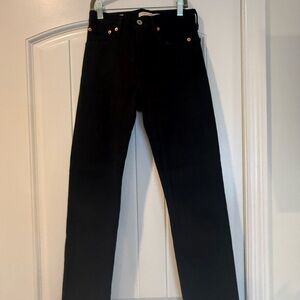 Black Women's Straight-Leg Jeans
